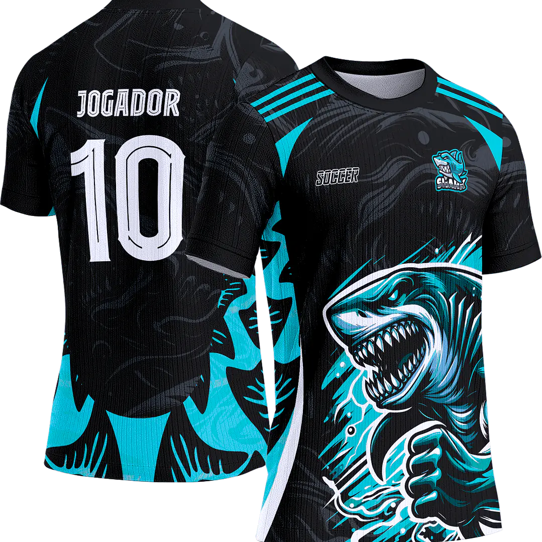 Arte Vetor Camisa Interclasse 423 Tubarão 1