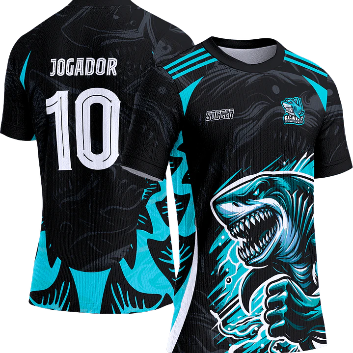 Arte Vetor Camisa Interclasse 423 Tubarão 1