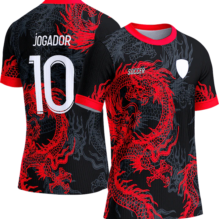 Arte Vetor Camisa Interclasse 427 Dragão 1