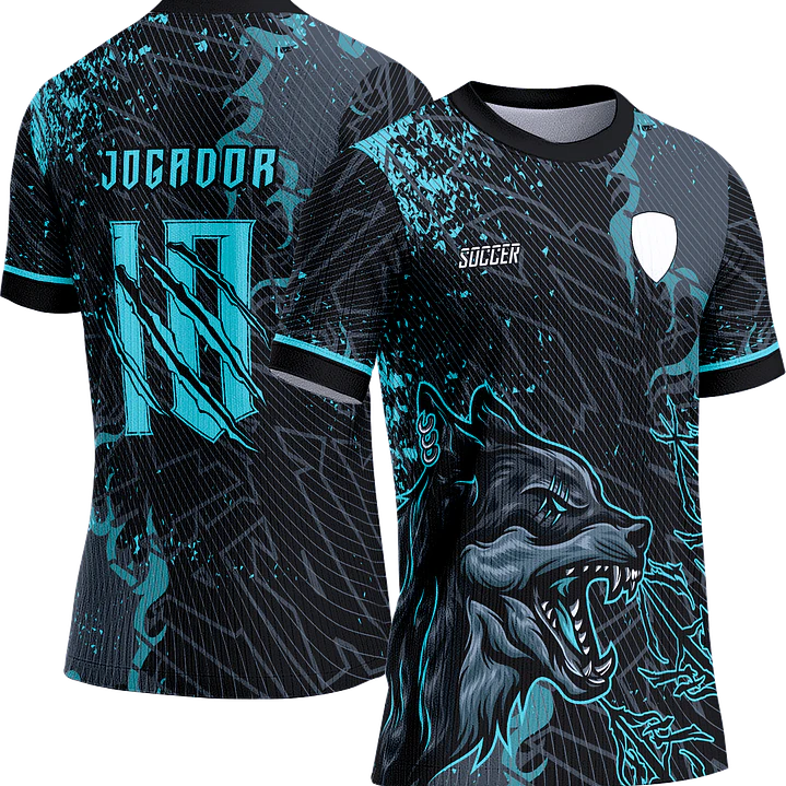Arte Vetor Camisa Interclasse 429 Lobo 1