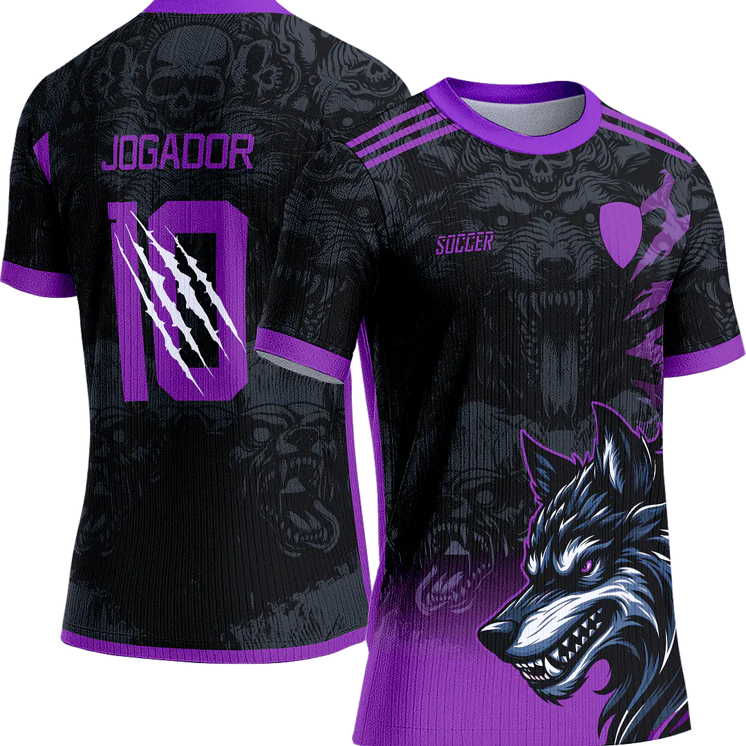 Arte Vetor Camisa Interclasse 443 Lobo 1