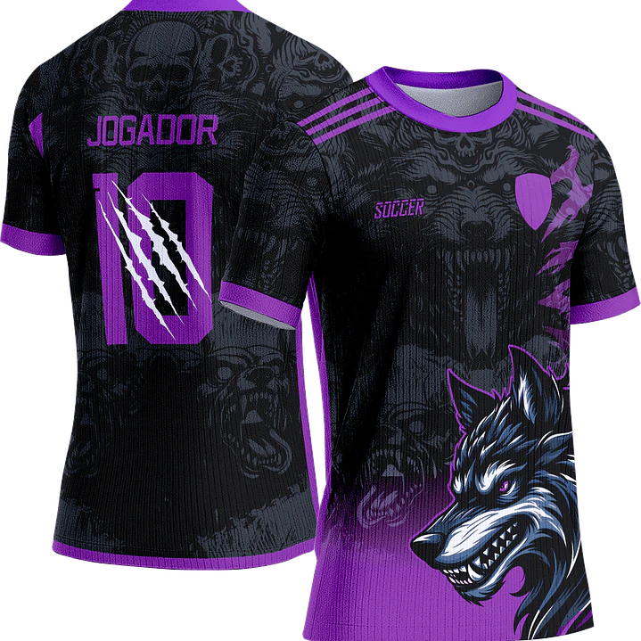 Arte Vetor Camisa Interclasse 443 Lobo 1