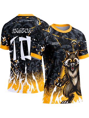 Arte Vetor Camisa Interclasse 446 Guaxinim