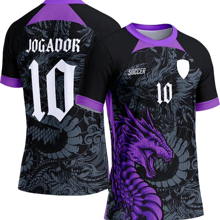 Arte Vetor Camisa Interclasse 448 Dragão 1