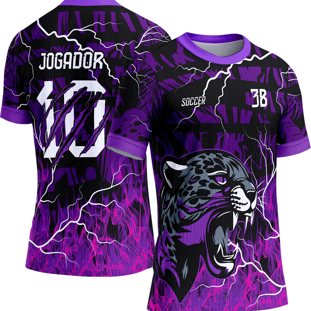 Arte Vetor Camisa Interclasse 456 Onça-Pintada 1
