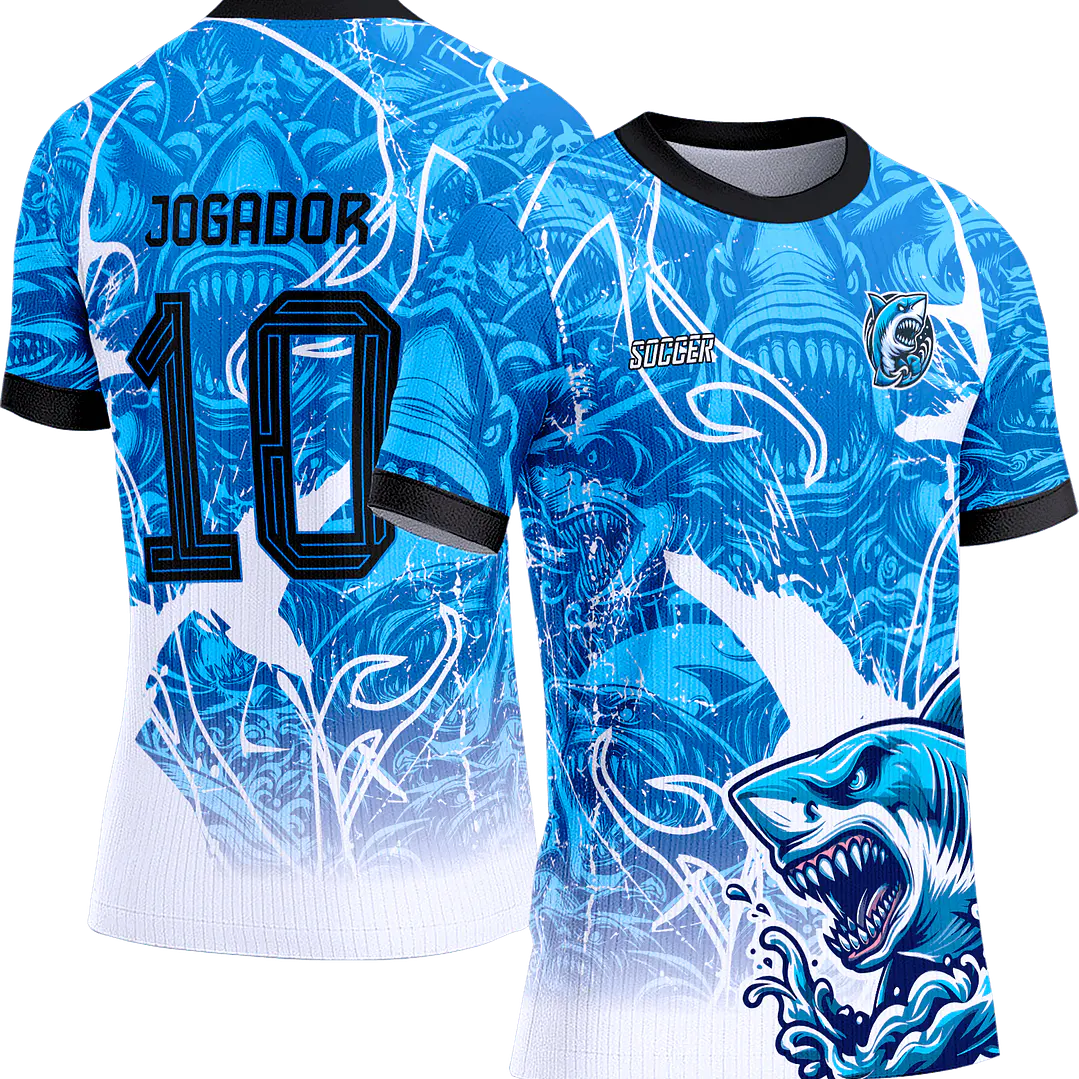 Arte Vetor Camisa Interclasse 457 Tubarão 1