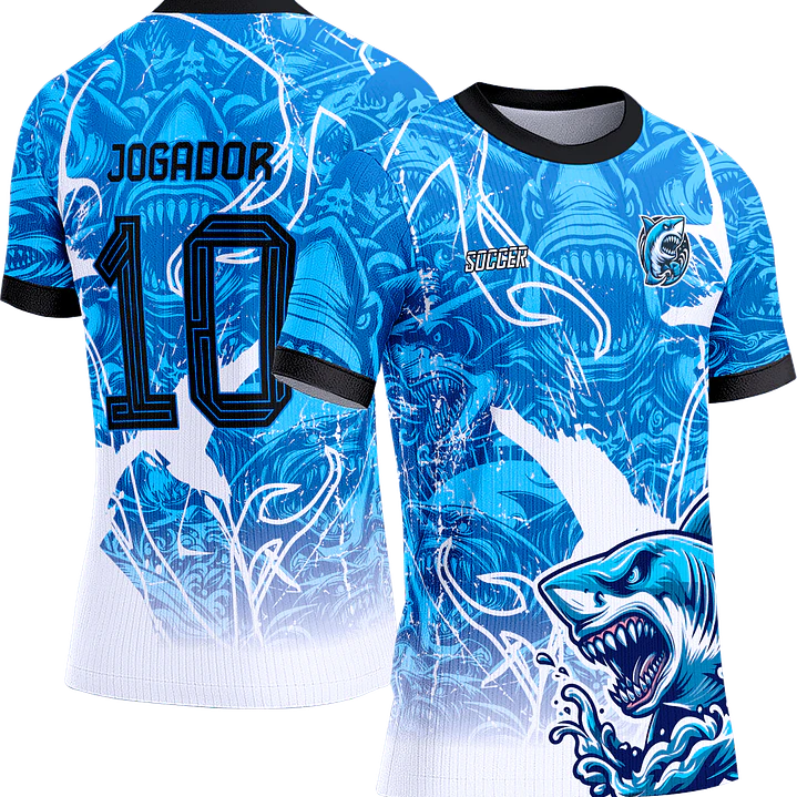 Arte Vetor Camisa Interclasse 457 Tubarão 1