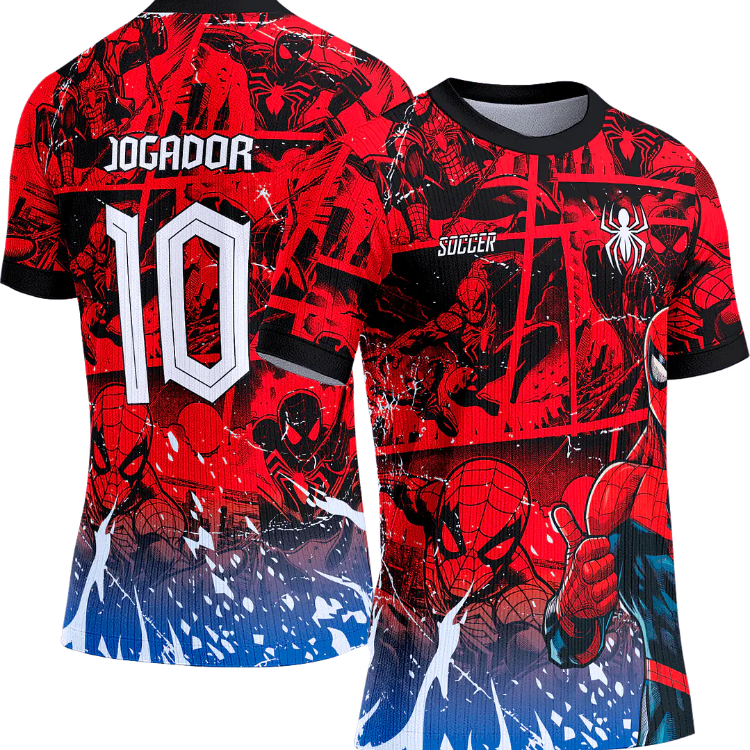 Arte Vetor Camisa Interclasse 459 Homem Aranha 1