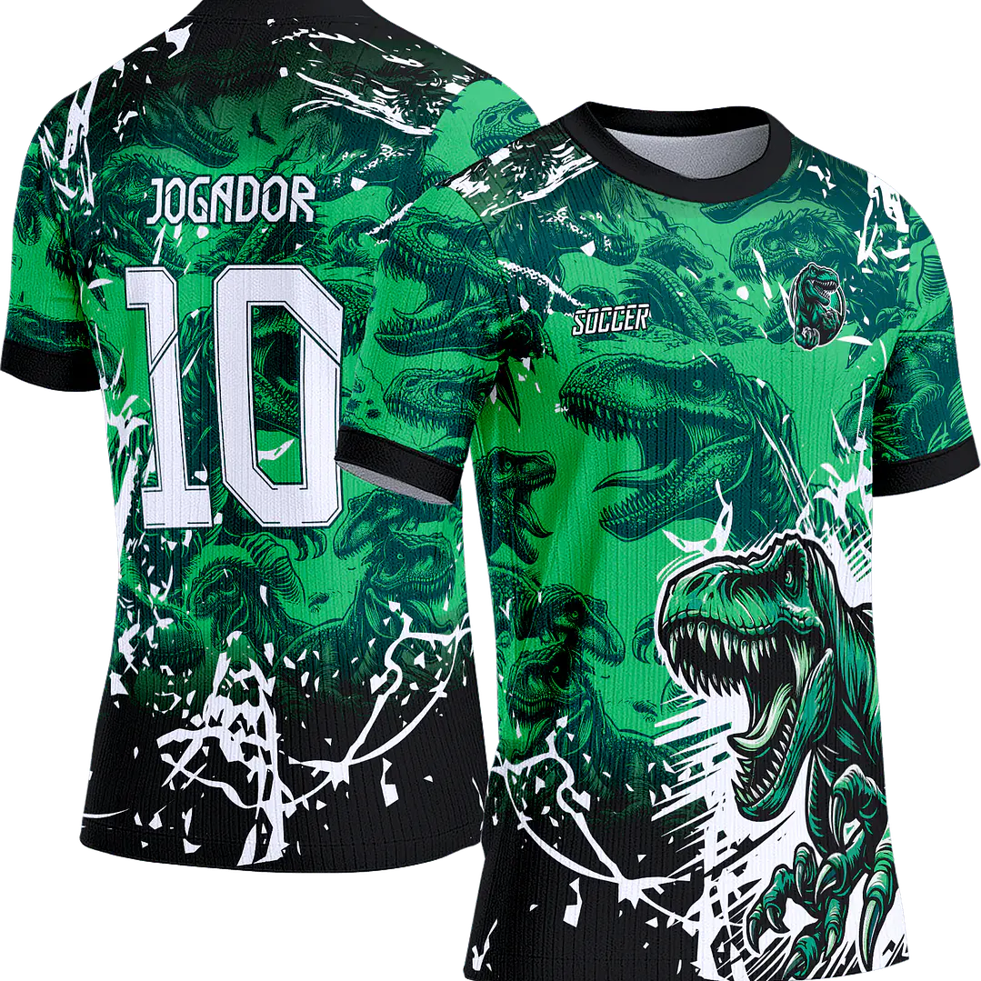 Arte Vetor Camisa Interclasse 461 Dinossauro 1