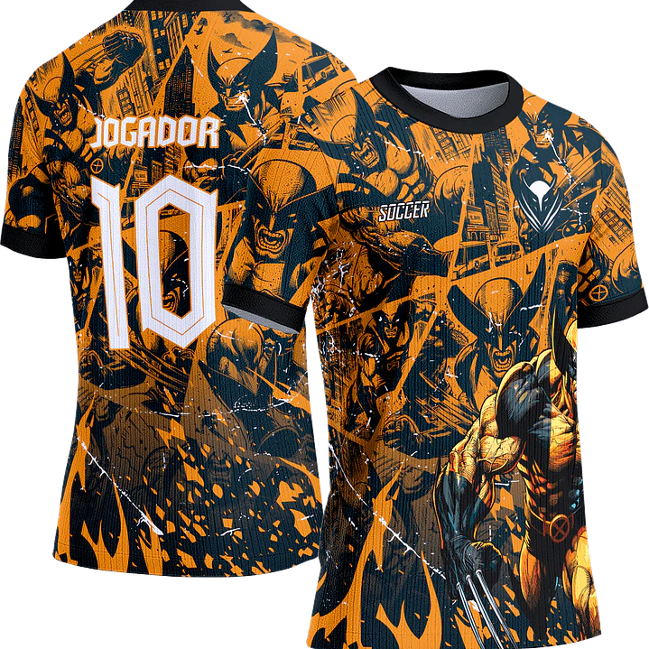 Arte Vetor Camisa Interclasse 463 Wolverine 1