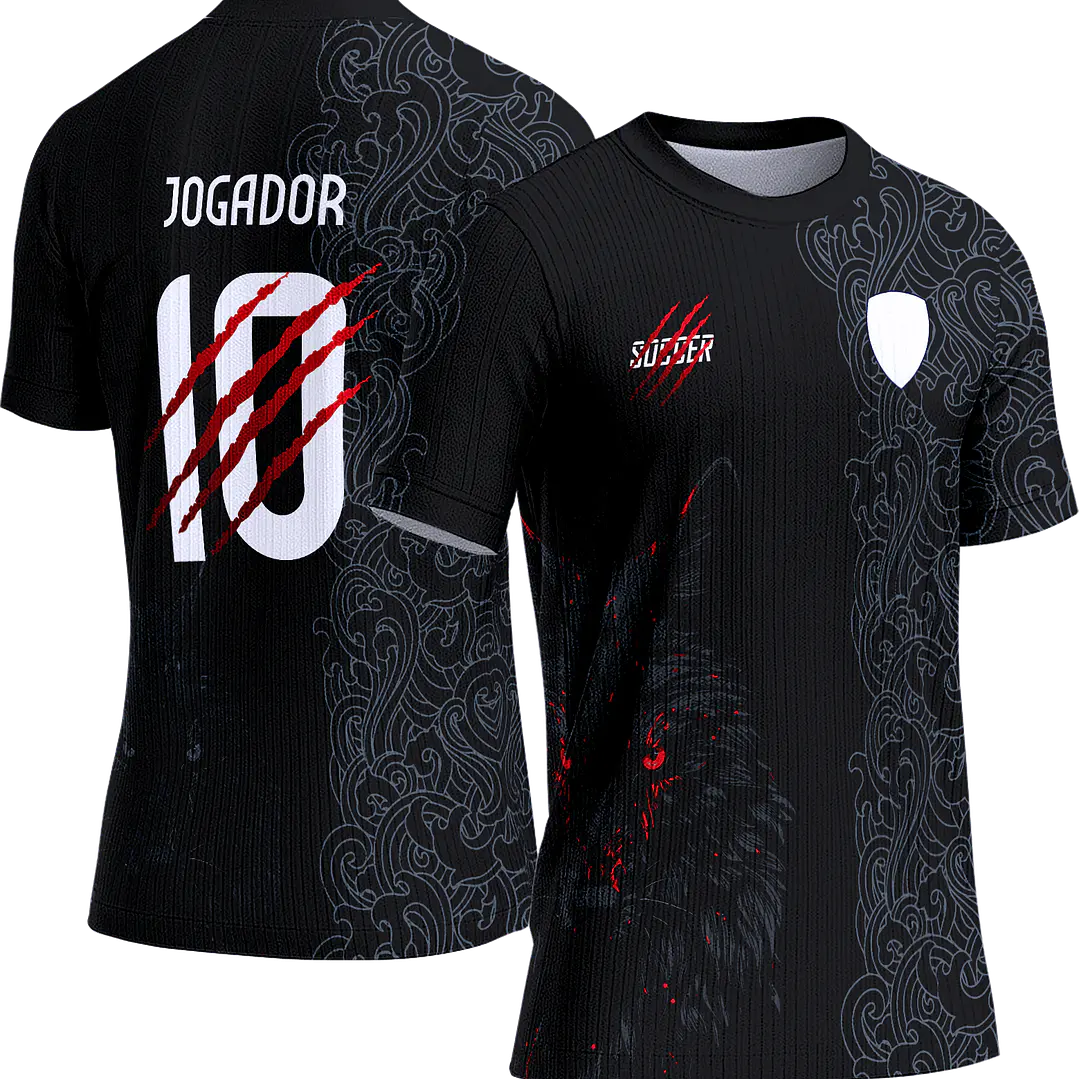 Arte Vetor Camisa Interclasse 466 Lobo 1