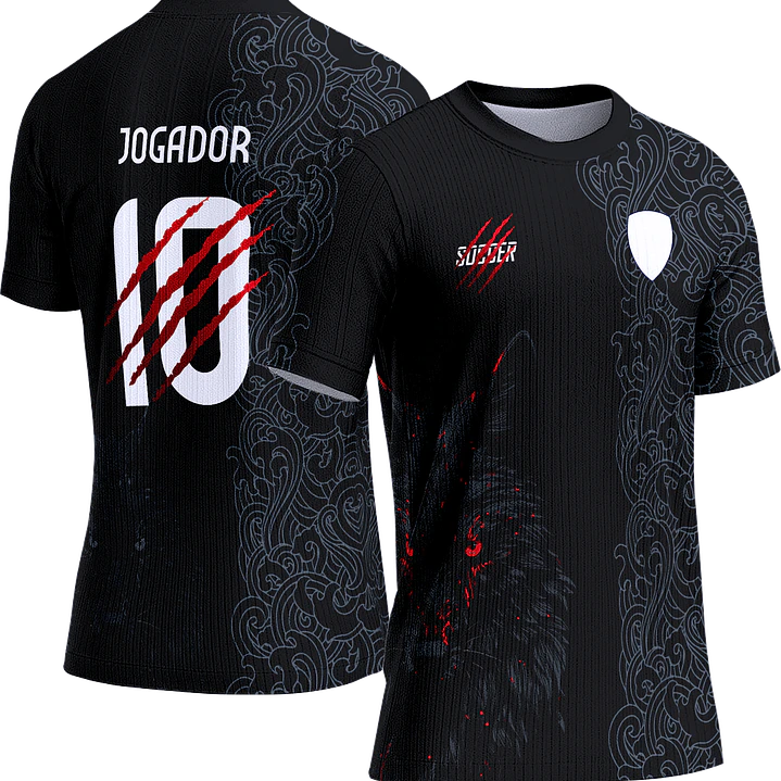 Arte Vetor Camisa Interclasse 466 Lobo 1