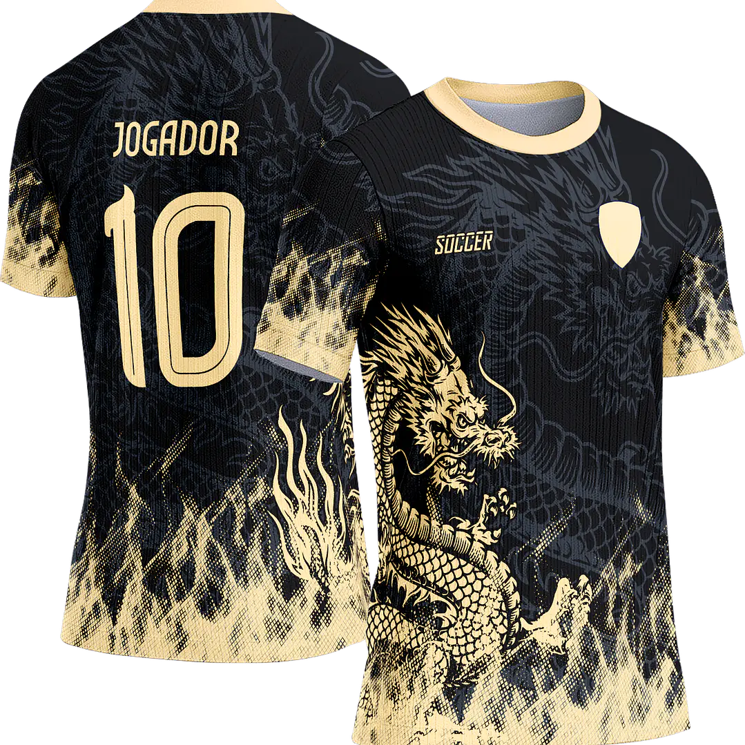 Arte Vetor Camisa Interclasse 467 Dragão 1