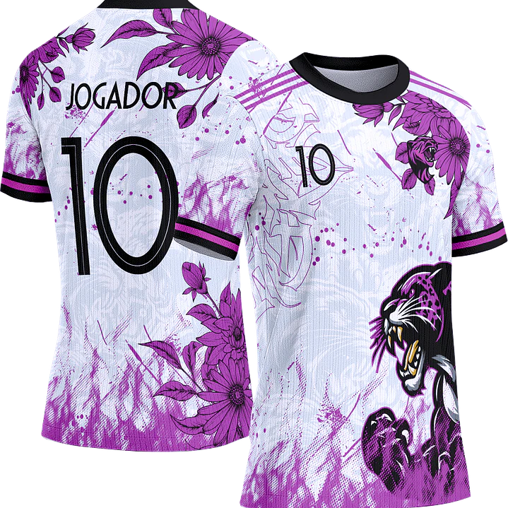 Arte Vetor Camisa Interclasse 469 Onça-Pintada 1