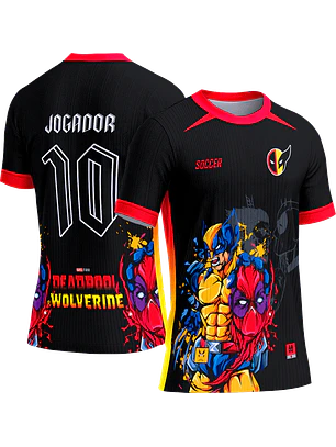 Arte Vetor Camisa Interclasse 476 Deadpool x Wolverine