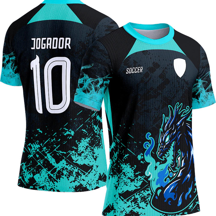 Arte Vetor Camisa Interclasse 484 Dragão 1