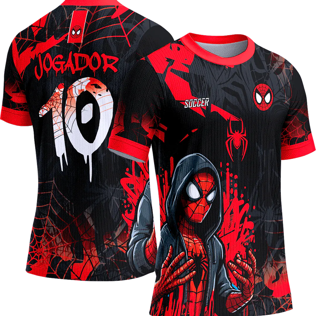 Arte Vetor Camisa Interclasse 489 Homem Aranha 1