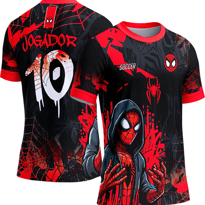 Arte Vetor Camisa Interclasse 489 Homem Aranha 1