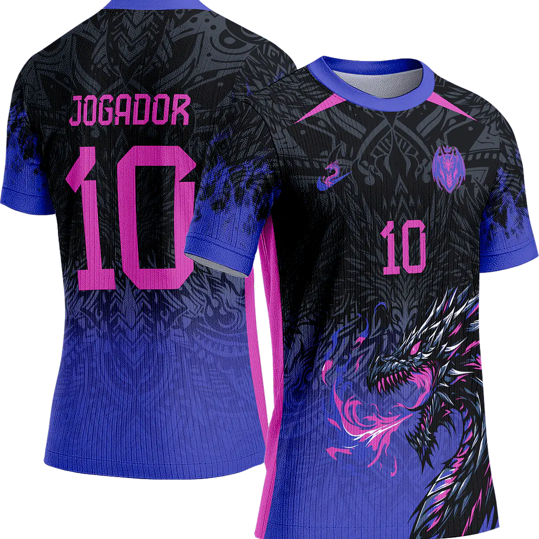 Arte Vetor Camisa Interclasse 490 Dragão 1