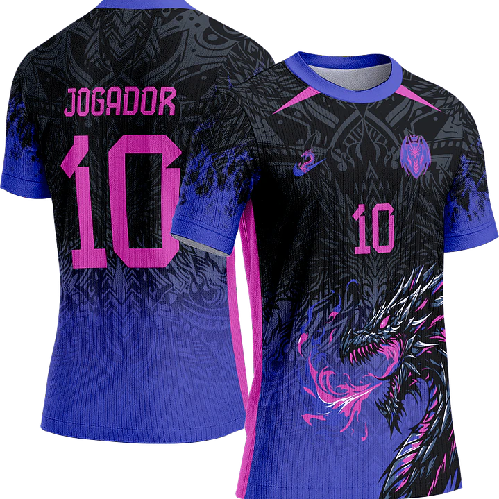 Arte Vetor Camisa Interclasse 490 Dragão 1