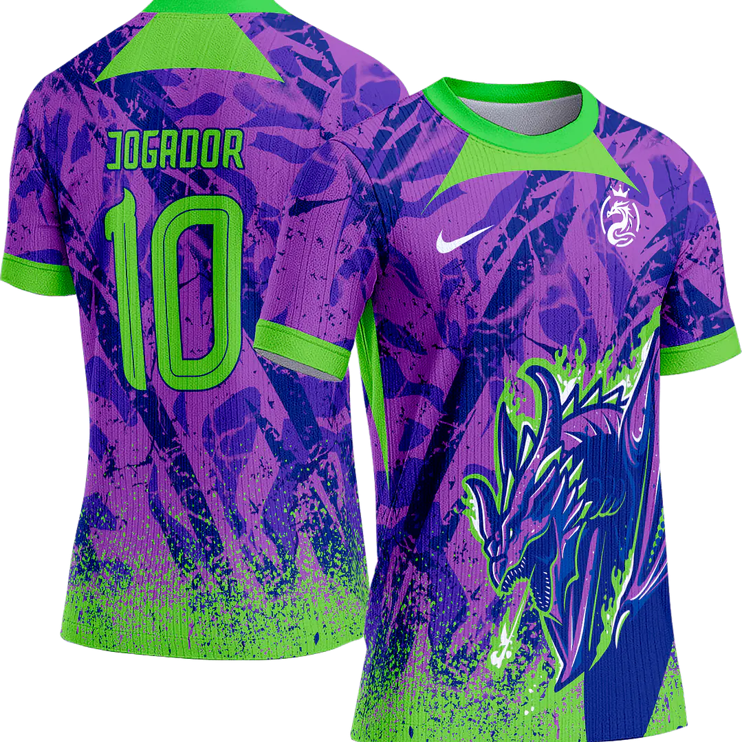 Arte Vetor Camisa Interclasse 498 Dragão 1