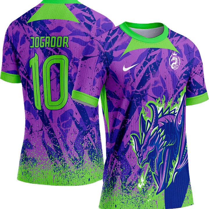Arte Vetor Camisa Interclasse 498 Dragão 1