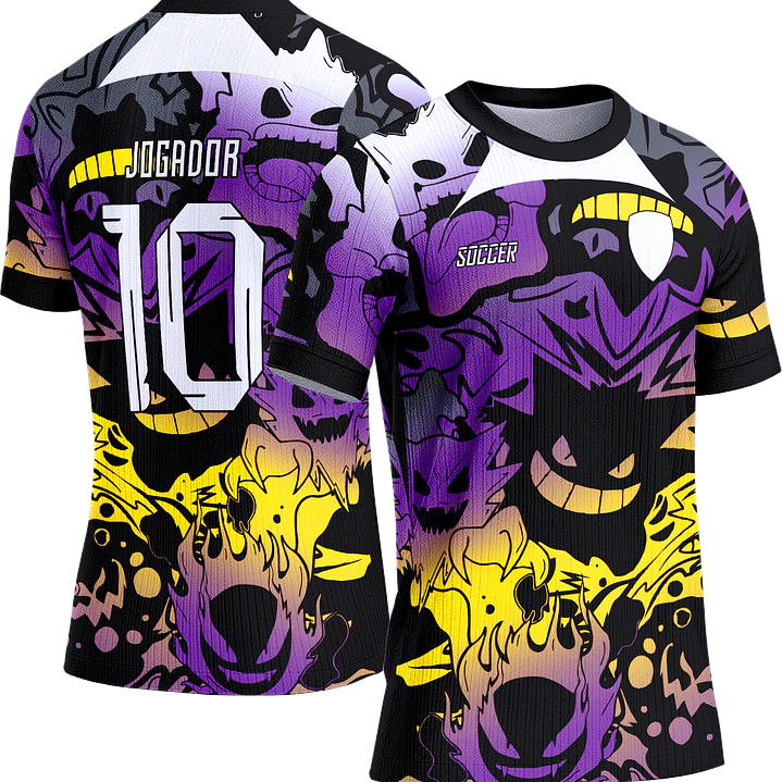 Arte Vetor Camisa Interclasse 502 Pokemon 1