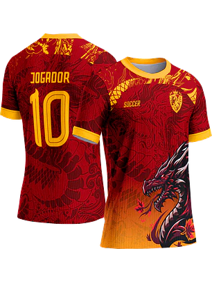 Arte Vetor Camisa Interclasse 513 Dragão
