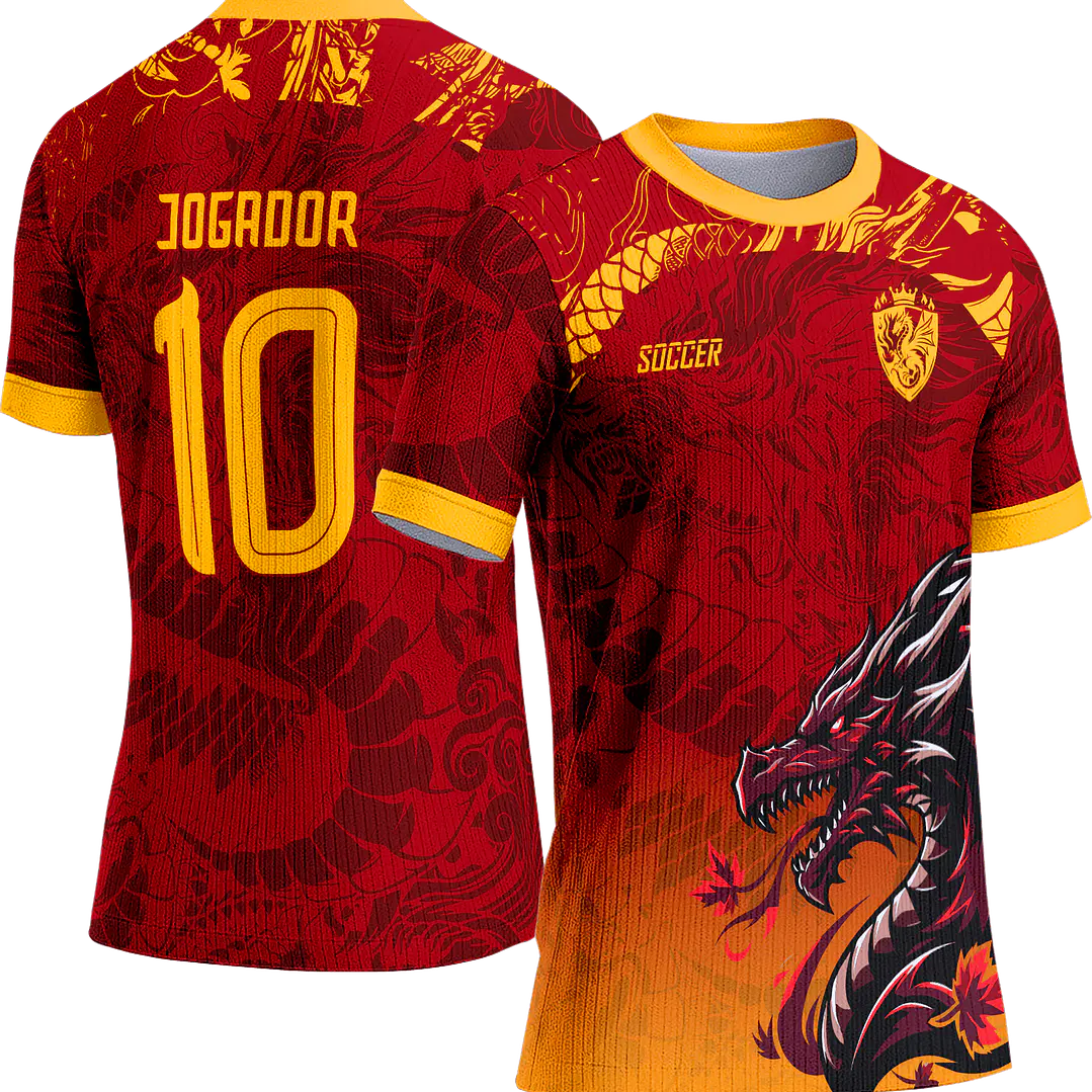 Arte Vetor Camisa Interclasse 513 Dragão 1