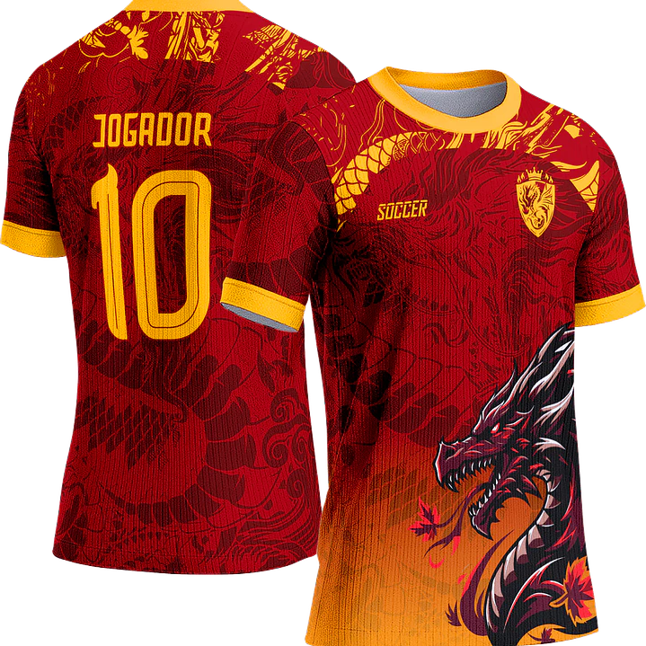 Arte Vetor Camisa Interclasse 513 Dragão 1