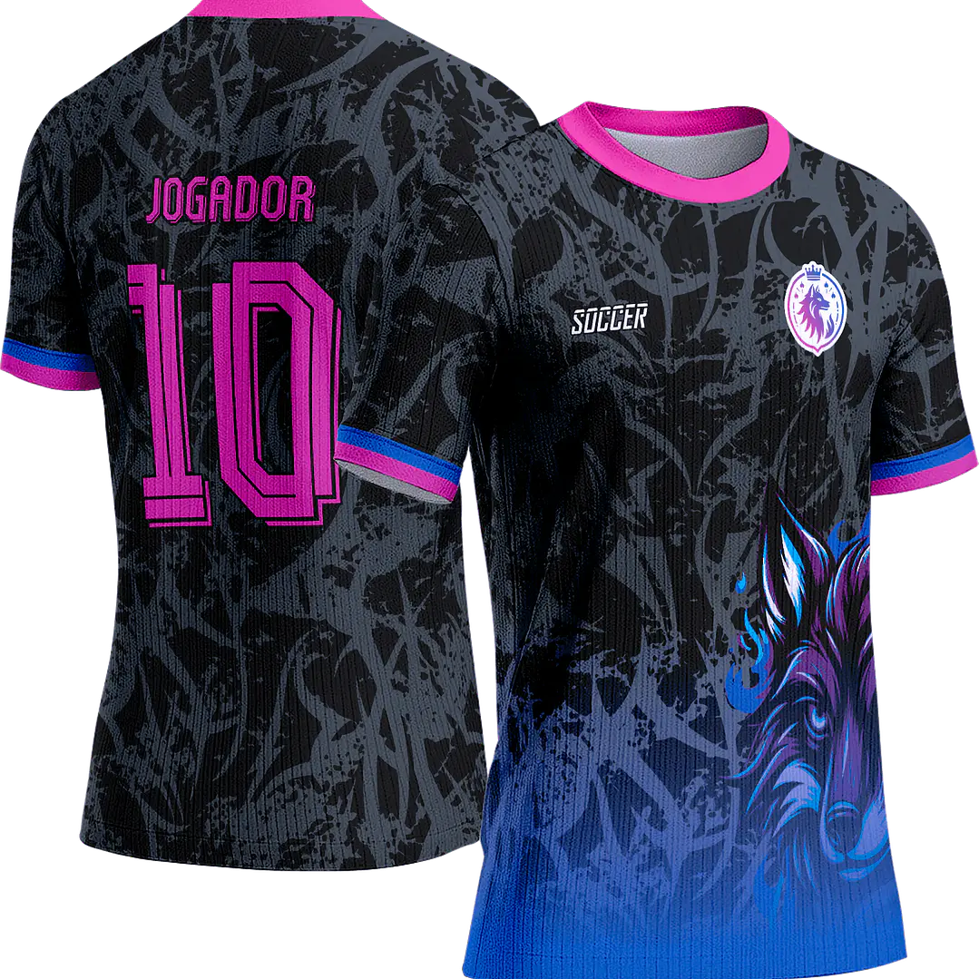 Arte Vetor Camisa Interclasse 518 Lobo 1