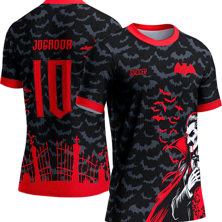 Arte Vetor Camisa Interclasse 519 Drácula 1