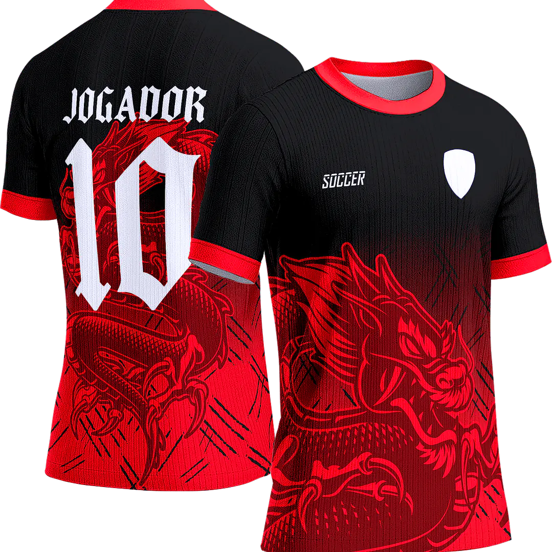 Arte Vetor Camisa Interclasse 527 Dragão 1