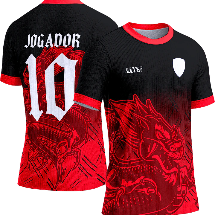 Arte Vetor Camisa Interclasse 527 Dragão 1