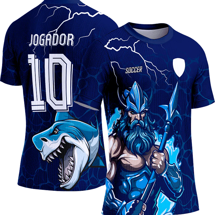 Arte Vetor Camisa Interclasse 532 Poseidon 1