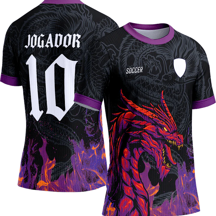 Arte Vetor Camisa Interclasse 533 Dragão 1