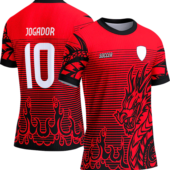 Arte Vetor Camisa Interclasse 537 Dragão 1