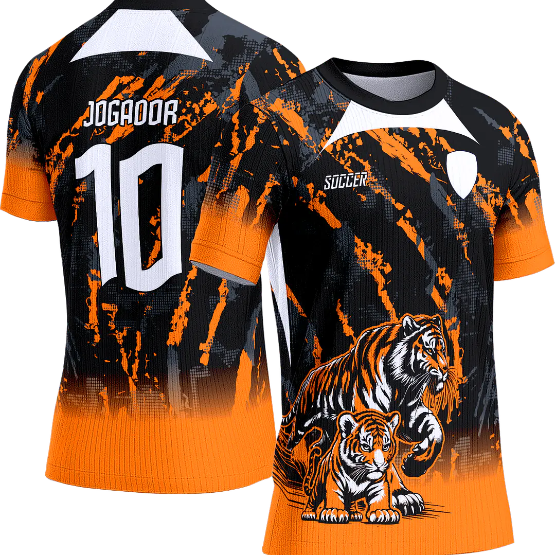 Arte Vetor Camisa Interclasse 539 Tigre 1