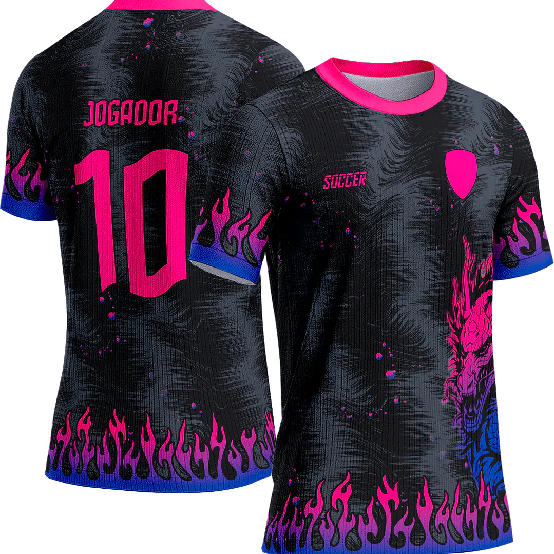 Arte Vetor Camisa Interclasse 546 Dragão 1