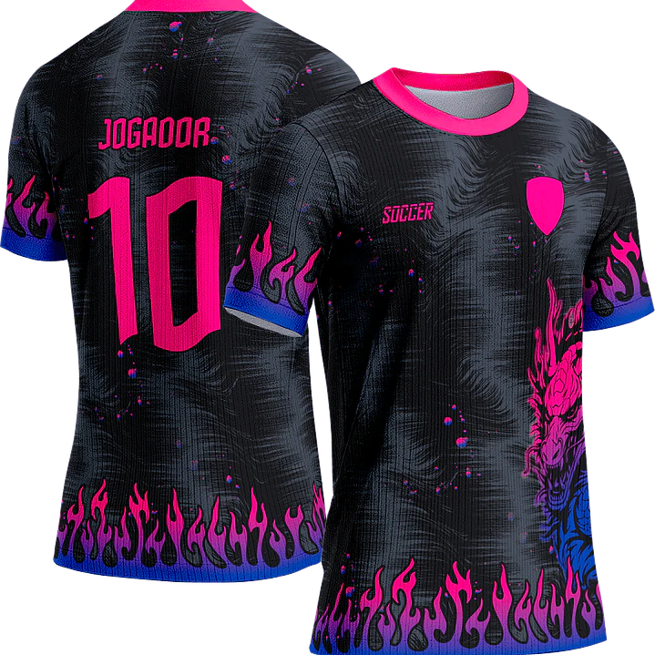 Arte Vetor Camisa Interclasse 546 Dragão 1