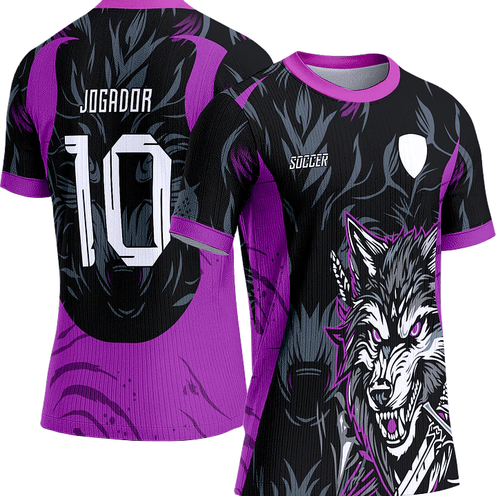 Arte Vetor Camisa Interclasse 549 Lobo 1