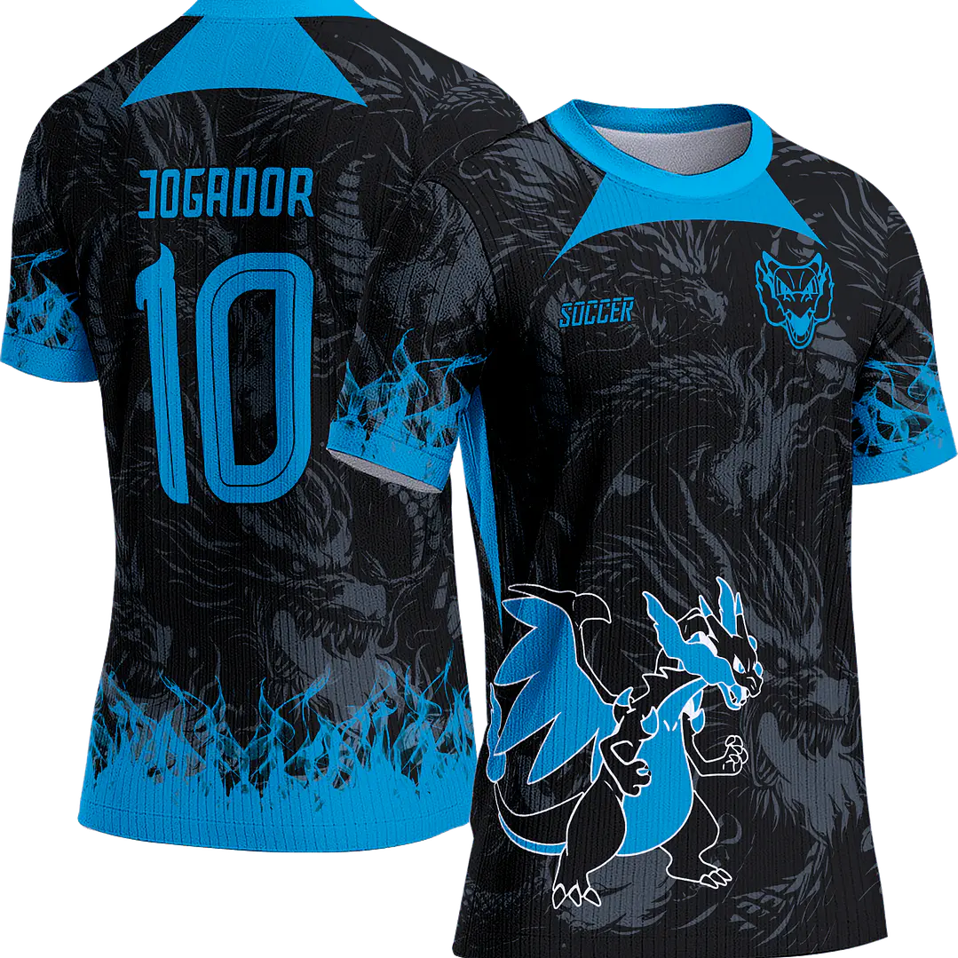 Arte Vetor Camisa Interclasse 558 Pokemon 1