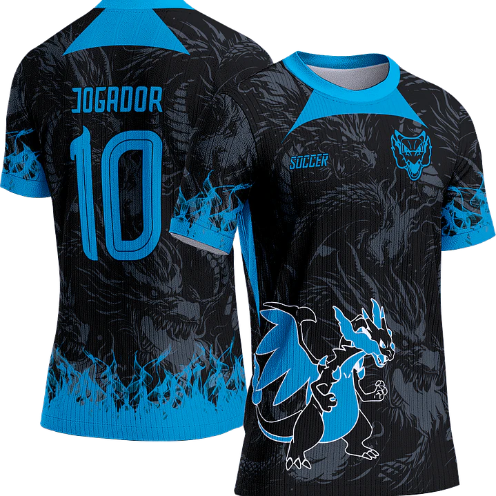 Arte Vetor Camisa Interclasse 558 Pokemon 1