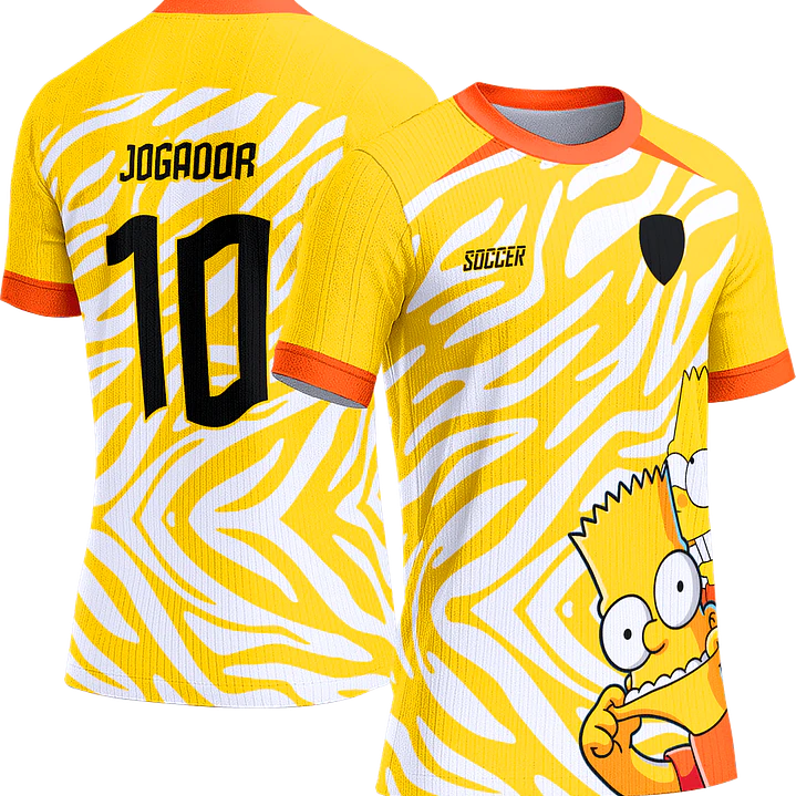 Arte Vetor Camisa Interclasse 580 Bart Simpson 1