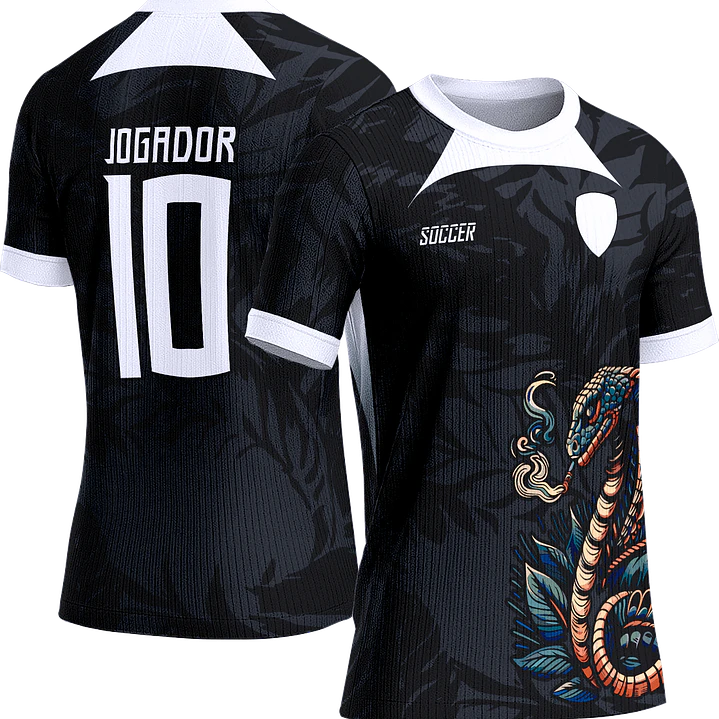Arte Vetor Camisa Interclasse 599 Serpente 1