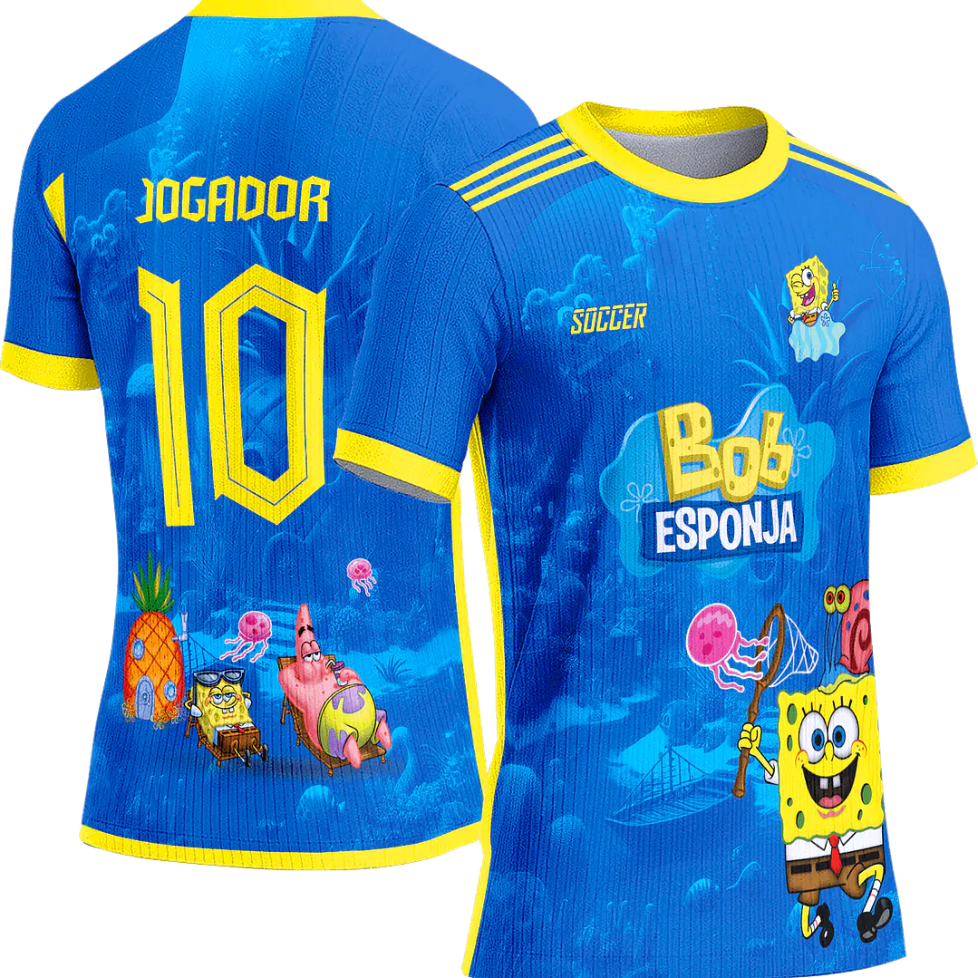 Arte Vetor Camisa Interclasse 607 Bob Esponja 1
