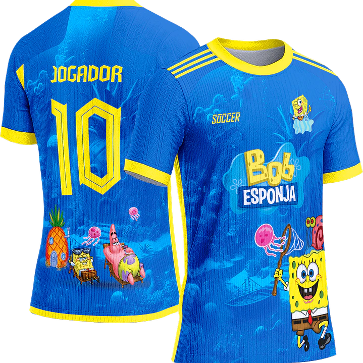 Arte Vetor Camisa Interclasse 607 Bob Esponja 1