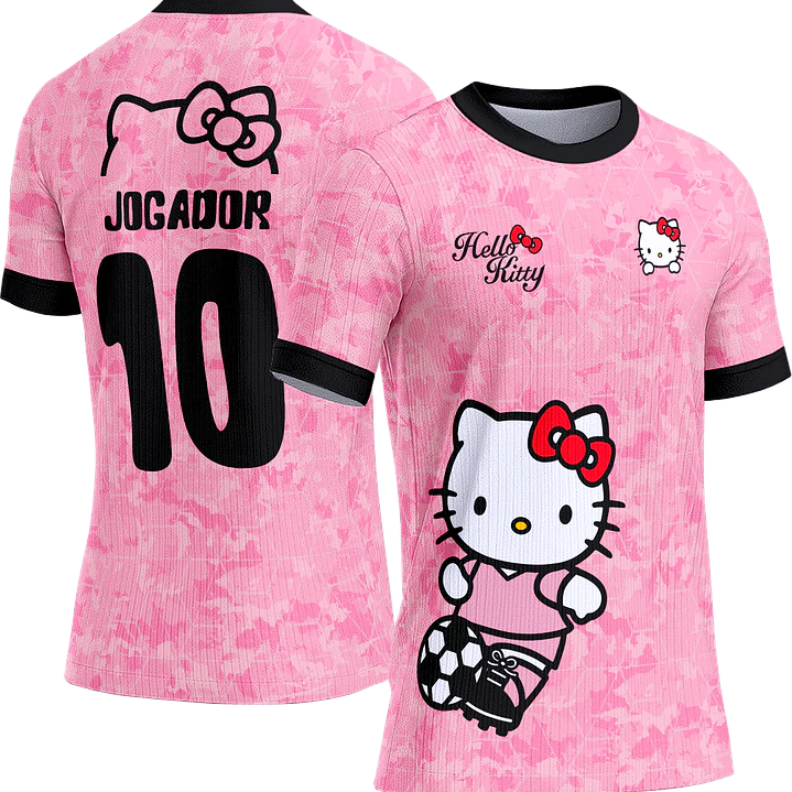 Arte Vetor Camisa Interclasse 622 Hello Kitty 1