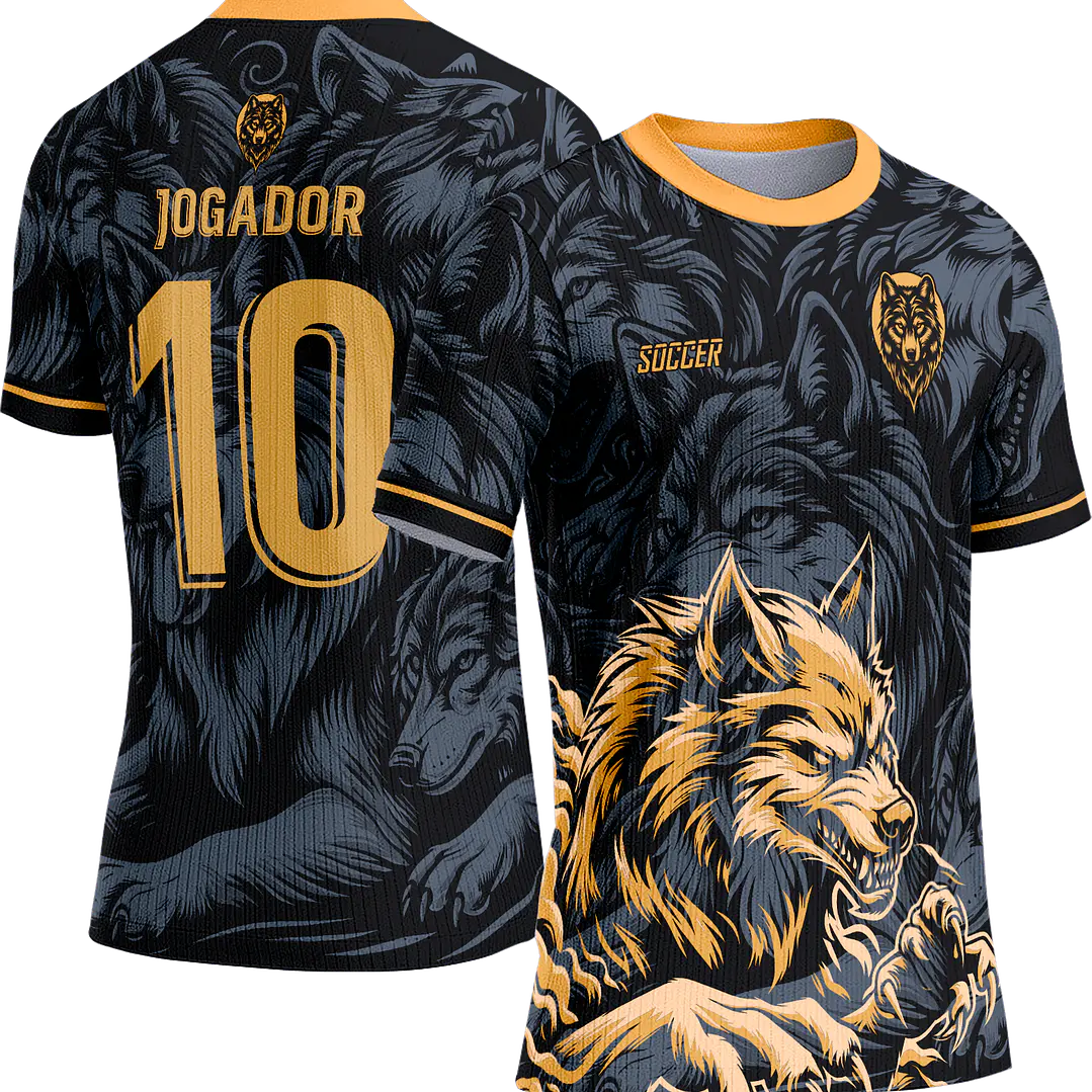 Arte Vetor Camisa Interclasse 623 Lobo 1