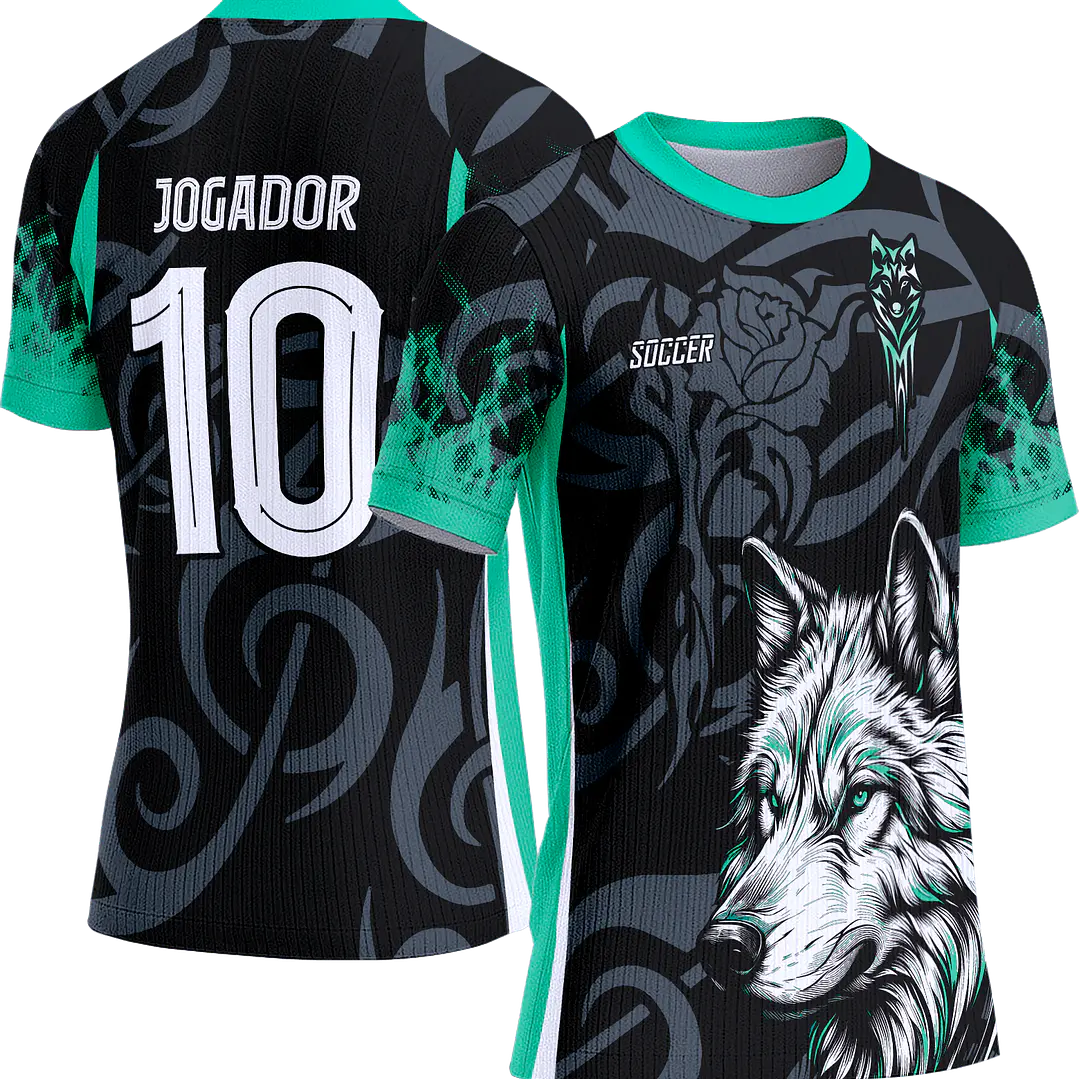 Arte Vetor Camisa Interclasse 629 Lobo 1